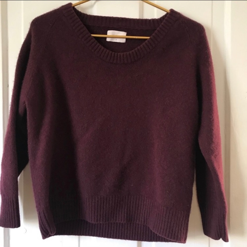 BA&SH Maroon Sweater Sz 2‎